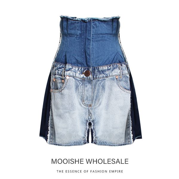 лоскутные джинсы 2019 весна новый ультра высокая талия хит цвет широкие ноги джинсы женщины свободные осень прямые ретро шорты, Blue
лоскутные джинсы 2019 весна новый ультра высокая талия хит цвет широкие ноги джинсы женщины свободные осень прямые ретро шорты, Blue