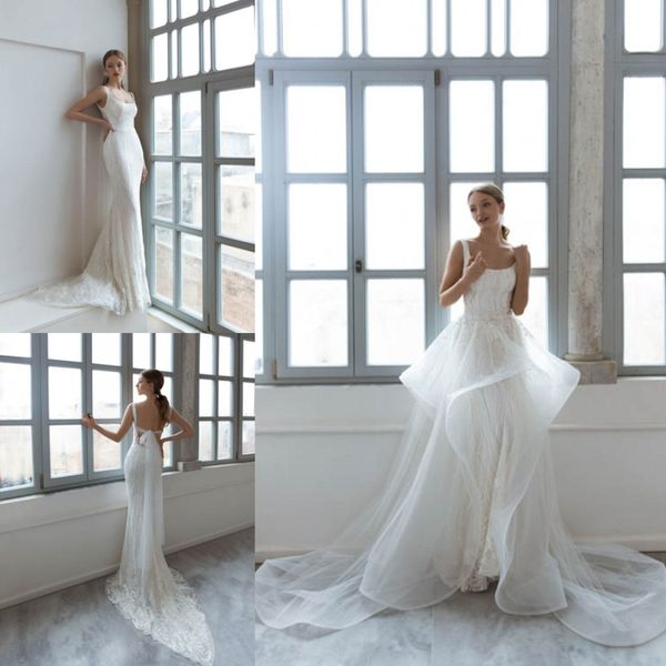 daria karlozi mermaid wedding dresses scoop lace appliques beading bridal gowns 2020 custom made backless sweep train wedding dress, White
daria karlozi mermaid wedding dresses scoop lace appliques beading bridal gowns 2020 custom made backless sweep train wedding dress, White