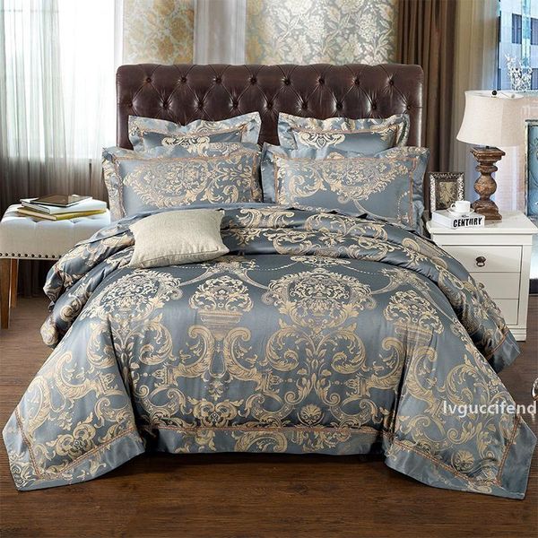 48 bule jacquard satin silk bedding set king size 2/4pcs doona duvet cover bedclothes bed linen cotton home textile
48 bule jacquard satin silk bedding set king size 2/4pcs doona duvet cover bedclothes bed linen cotton home textile