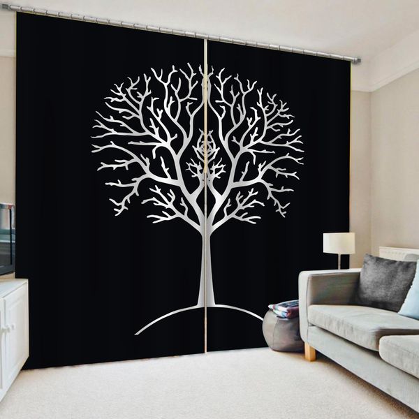customized size luxury blackout 3d window curtains for living room black curtain abstract tree curtains
customized size luxury blackout 3d window curtains for living room black curtain abstract tree curtains