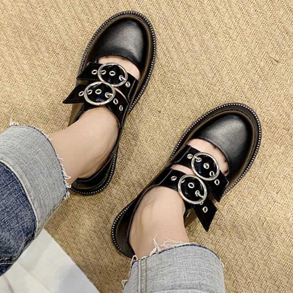 lolita platform flats ladies girls thick soled buckle strap boat shoes casual loafers women height increased rivet shoes cut-out, Black
lolita platform flats ladies girls thick soled buckle strap boat shoes casual loafers women height increased rivet shoes cut-out, Black