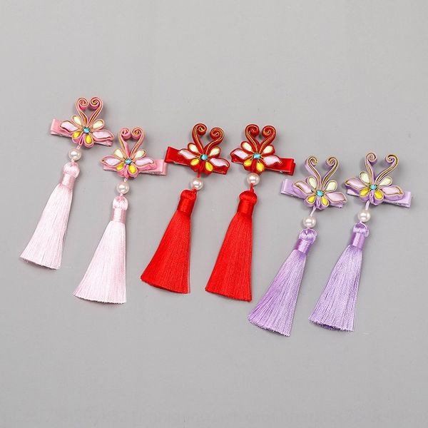 pp0tg 90903 chinese style antique dragonfly clip headwear ancient ancient costume costume girls' tassel buckle hairpin children's, Slivery;white 
pp0tg 90903 chinese style antique dragonfly clip headwear ancient ancient costume costume girls' tassel buckle hairpin children's, Slivery;white