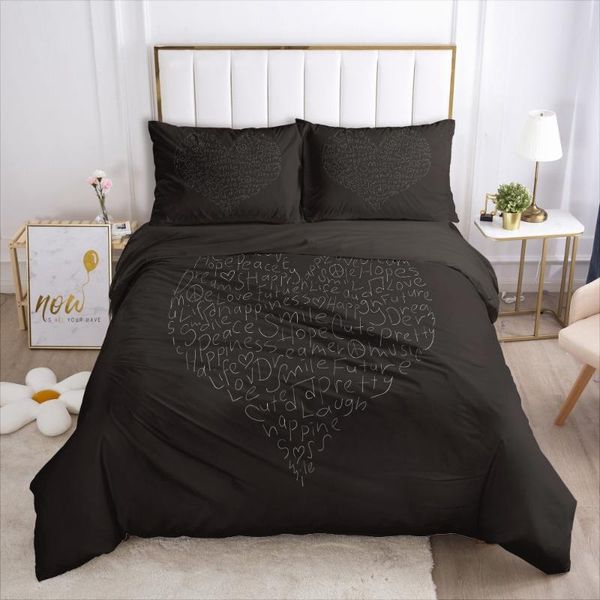 3d bedding set quilt covers pillowcase duvet cover sets bed linens full twin single size black heart-shaped bedclothes
3d bedding set quilt covers pillowcase duvet cover sets bed linens full twin single size black heart-shaped bedclothes