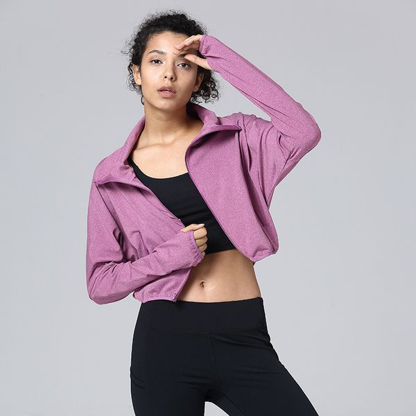 women's sports jacket high collar loose outdoor lady running fitness workout casual coats slim athletic gym yoga sportswear, Black;red
women's sports jacket high collar loose outdoor lady running fitness workout casual coats slim athletic gym yoga sportswear, Black;red