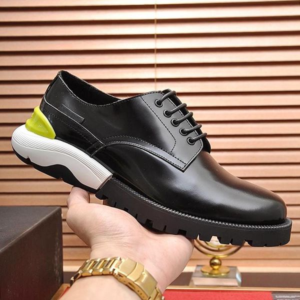 lightweight derby shoes luxury men 's shoes new arrival soft footwears dress wedding formal flats round toe lacing design shoes fast d, Black
lightweight derby shoes luxury men 's shoes new arrival soft footwears dress wedding formal flats round toe lacing design shoes fast d, Black