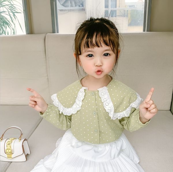 autumn 2020 new children polka dot doll white doll collar shirt korean style girl baby long sleeve white shirt, White;black
autumn 2020 new children polka dot doll white doll collar shirt korean style girl baby long sleeve white shirt, White;black