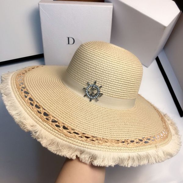 bohemian style holiday sun fashion tassel big eaves sunshade straw straw hat hat female lady style, Blue;gray
bohemian style holiday sun fashion tassel big eaves sunshade straw straw hat hat female lady style, Blue;gray