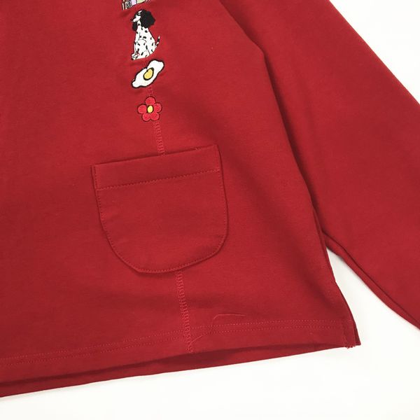 детский fun пашот пятнистой собаки и pengpeng голова вышитого свитер sweaterstriped отворот нового год красный свитер для женщин, Black
детский fun пашот пятнистой собаки и pengpeng голова вышитого свитер sweaterstriped отворот нового год красный свитер для женщин, Black