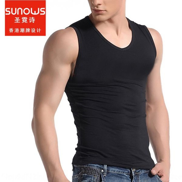 new men' wide-shoulder cotton sleeveless breathable fitness sports vest vest elastic waistcoat men' breathable top, White;black
new men' wide-shoulder cotton sleeveless breathable fitness sports vest vest elastic waistcoat men' breathable top, White;black