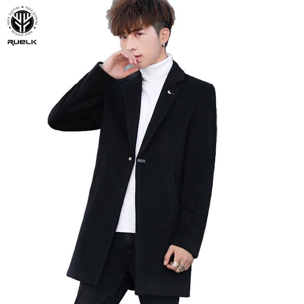 ruelk 2020 осень и зима новый двусторонний шерстяные пальто мужской корейской версии слима мужское пальто ветровка шерстяной мужской, Black
ruelk 2020 осень и зима новый двусторонний шерстяные пальто мужской корейской версии слима мужское пальто ветровка шерстяной мужской, Black