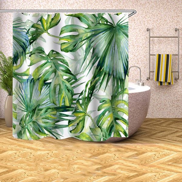 bathroom shower curtain waterproof bath curtain green tropical plants shower curtains leaves printing home decor long 200*180cm
bathroom shower curtain waterproof bath curtain green tropical plants shower curtains leaves printing home decor long 200*180cm