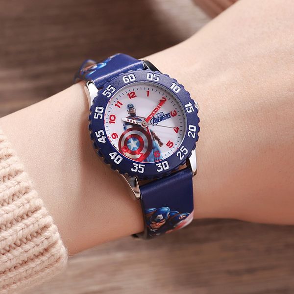 children's captain america iron man boy quartz watch student cartoon cartoon watch 218, Blue
children's captain america iron man boy quartz watch student cartoon cartoon watch 218, Blue