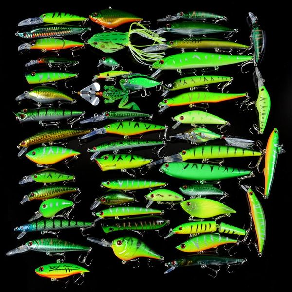 new 50pcs /set fishing lures mixed 50 varisized minnow crank vib popper lure and rubber soft bass spinnerbait spoon fish tackle
new 50pcs /set fishing lures mixed 50 varisized minnow crank vib popper lure and rubber soft bass spinnerbait spoon fish tackle