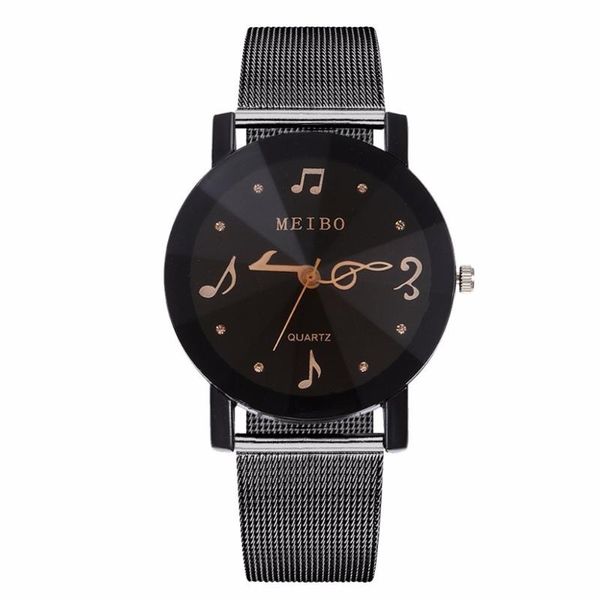 women music note second hand watch luxury ladies stainless steel quartz watch gift clock for dropshipping, Slivery;brown
women music note second hand watch luxury ladies stainless steel quartz watch gift clock for dropshipping, Slivery;brown