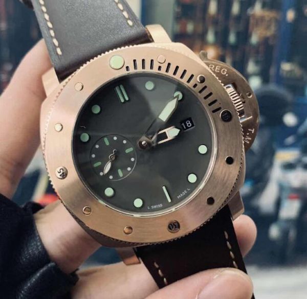 pam luxury men watches automatic movement 44mm leather strap men waterproof wristwatches casual wristwatches 316l stainless steel watches, Slivery;brown
pam luxury men watches automatic movement 44mm leather strap men waterproof wristwatches casual wristwatches 316l stainless steel watches, Slivery;brown