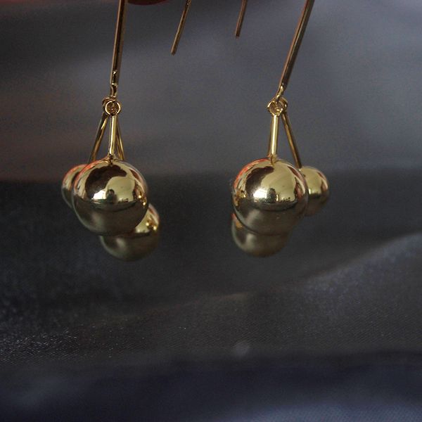 titanium steel gold earrings for women ball stud woman long earrings charms valentine's day fine jewelry, Golden
titanium steel gold earrings for women ball stud woman long earrings charms valentine's day fine jewelry, Golden