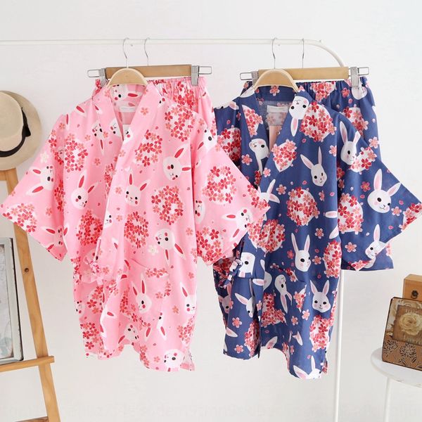 women's short-sleeved shorts shorts and kimonokimono pajamas new japanese and korean featured little flower rabbit kimono pajamas, Blue;red
women's short-sleeved shorts shorts and kimonokimono pajamas new japanese and korean featured little flower rabbit kimono pajamas, Blue;red