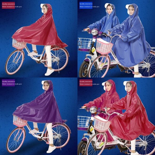 men's and women's new backpack type portable large size raincoat with sleeves poncho extra-long thickened bicycle backpack bicycle, Red;brown
men's and women's new backpack type portable large size raincoat with sleeves poncho extra-long thickened bicycle backpack bicycle, Red;brown