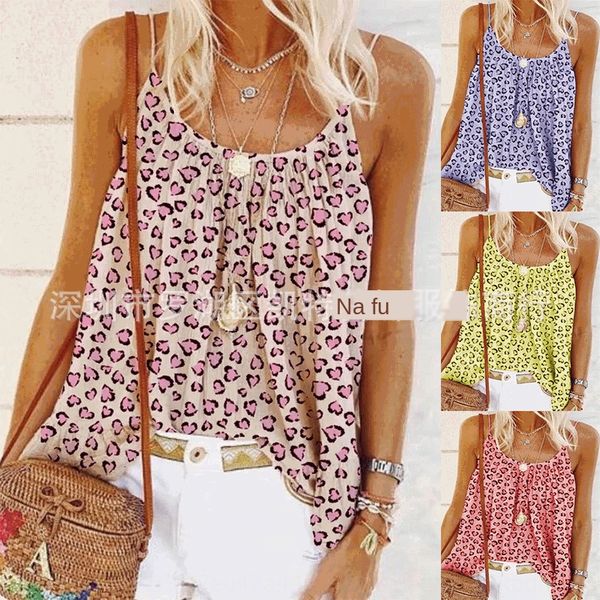 krspd spring and summer 2020 new women's leopard print round neck ruffled camisole spring and summer 2020 new vest vest women's le, Camo
krspd spring and summer 2020 new women's leopard print round neck ruffled camisole spring and summer 2020 new vest vest women's le, Camo