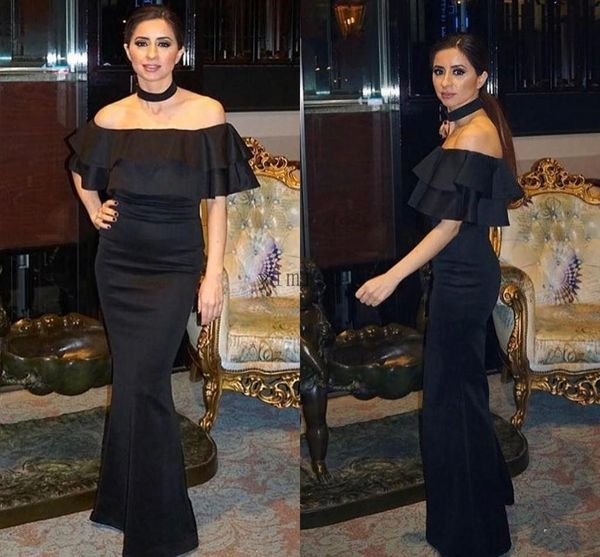 black mermaid prom dresses off shoulderruffles long formal women evening dresses party gowns vestidos custom made, Black;red
black mermaid prom dresses off shoulderruffles long formal women evening dresses party gowns vestidos custom made, Black;red