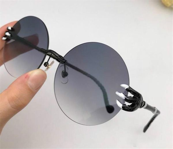 new fashion designer sunglasses 1070 round frameless popular style summer color lenses uv400 protection ornamental eyewear, White;black
new fashion designer sunglasses 1070 round frameless popular style summer color lenses uv400 protection ornamental eyewear, White;black