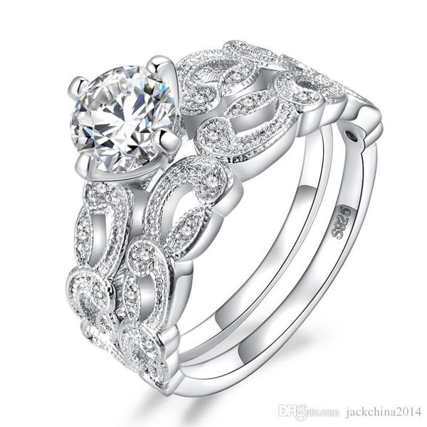 infinity brand new choucong vintage fashion jewelry 925 sterling silver round cut white z cz diamond wedding women bridal ring set gift, Slivery;golden
infinity brand new choucong vintage fashion jewelry 925 sterling silver round cut white z cz diamond wedding women bridal ring set gift, Slivery;golden