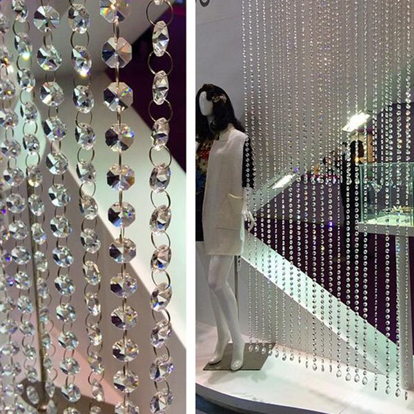 1pcs 14mm new acrylic crystal garland strand chain diy chandelier hanging diamond bead wedding decoration
1pcs 14mm new acrylic crystal garland strand chain diy chandelier hanging diamond bead wedding decoration