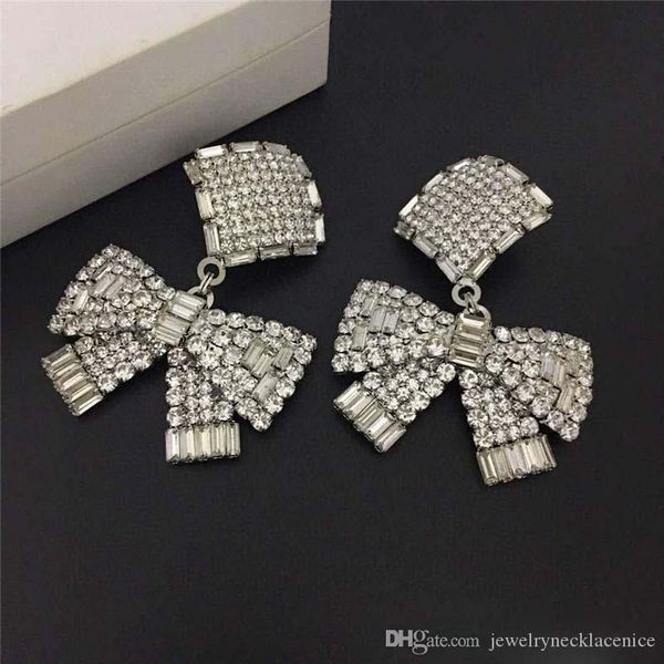 luxury women earrings white gold full cz big bow earrings for girls women for party wedding nice gift, Golden;silver
luxury women earrings white gold full cz big bow earrings for girls women for party wedding nice gift, Golden;silver