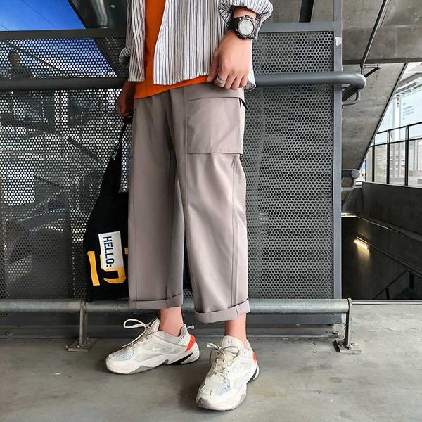 men's pants 2021 spring and autumn youth loose solid color large pocket thin overalls fashion wild casual gray / black
men's pants 2021 spring and autumn youth loose solid color large pocket thin overalls fashion wild casual gray / black