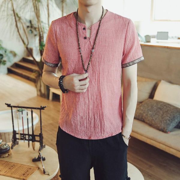 men's casual shirts cotton linen men chinese culture shirt slim short sleeve brand 2021 summer light breathable, White;black
men's casual shirts cotton linen men chinese culture shirt slim short sleeve brand 2021 summer light breathable, White;black