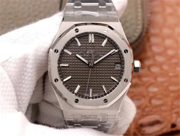 zf 15500 montre de luxe 41* 10.4mm 4302 movement stainless steel case stainless steel strap perfectly sculpted mens watch, Slivery;brown
zf 15500 montre de luxe 41* 10.4mm 4302 movement stainless steel case stainless steel strap perfectly sculpted mens watch, Slivery;brown