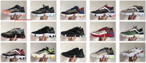 2019 new quality epic react element upcoming elemental reaction 87 undercover men women designer running sneakers 55 & 87, Black;green
2019 new quality epic react element upcoming elemental reaction 87 undercover men women designer running sneakers 55 & 87, Black;green