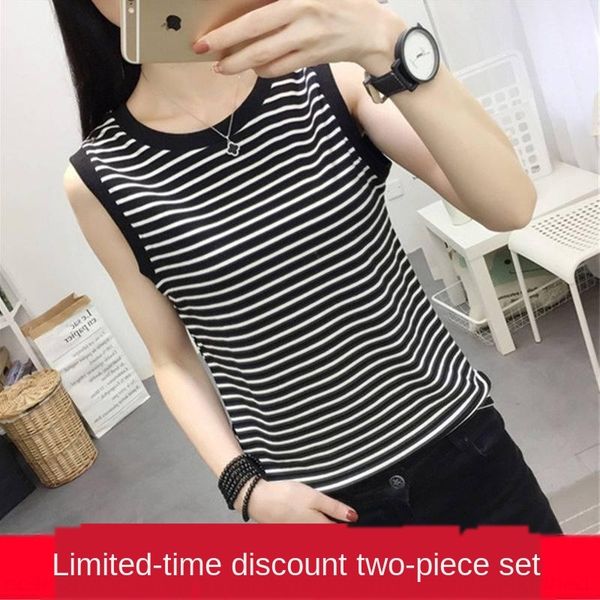 bvamf 2019 summer coat t- new korean style horizontal stripe camisole women's round neck outer wear sleeveless t-shirt all-match base s, Camo
bvamf 2019 summer coat t- new korean style horizontal stripe camisole women's round neck outer wear sleeveless t-shirt all-match base s, Camo