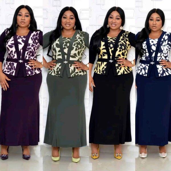 long evening party dress african dresses for women dashiki print fake two piece set maxi dress bazin robe africaine femme 2020, Red 
long evening party dress african dresses for women dashiki print fake two piece set maxi dress bazin robe africaine femme 2020, Red