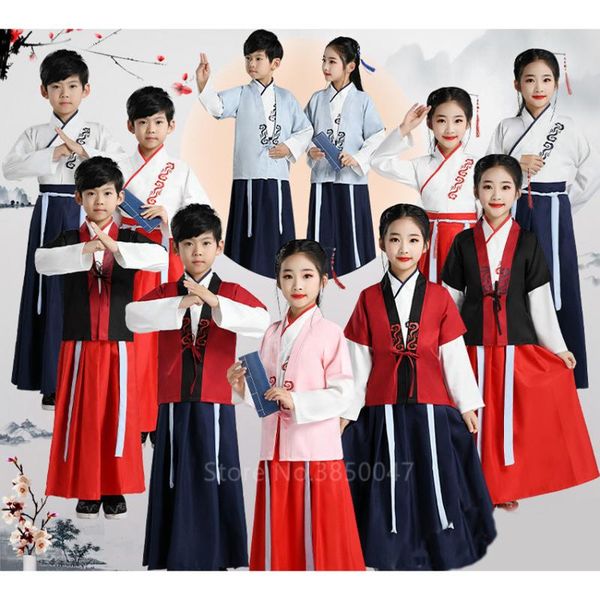 2pcs hafu boys girls kids performance costume outfit dress suit chinese folk dance traditional ancient student theatrical, Black;red
2pcs hafu boys girls kids performance costume outfit dress suit chinese folk dance traditional ancient student theatrical, Black;red
