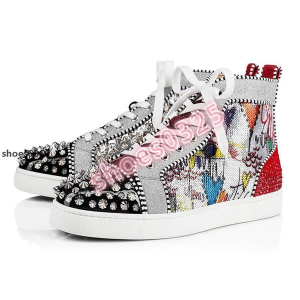 2020 designer shoes men women fashion spike sneakers black red white blue leather suede graffiti flat bottoms luxury casual shoes
2020 designer shoes men women fashion spike sneakers black red white blue leather suede graffiti flat bottoms luxury casual shoes