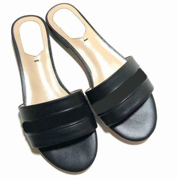 luxury designer leather ladies sandals summer flat slippers fashion beach women leather wear-resistant slippers solid color slippers, Black
luxury designer leather ladies sandals summer flat slippers fashion beach women leather wear-resistant slippers solid color slippers, Black