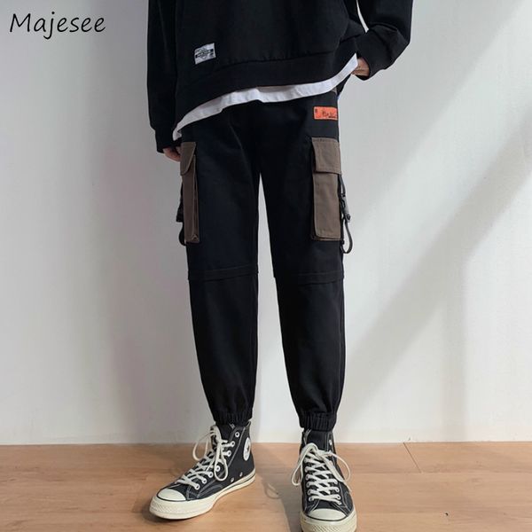 men's pants casual cargo pockets bundle patchwork all-match leisure mens ins hip-hop ankle-length korean style loose large size chic, Black
men's pants casual cargo pockets bundle patchwork all-match leisure mens ins hip-hop ankle-length korean style loose large size chic, Black