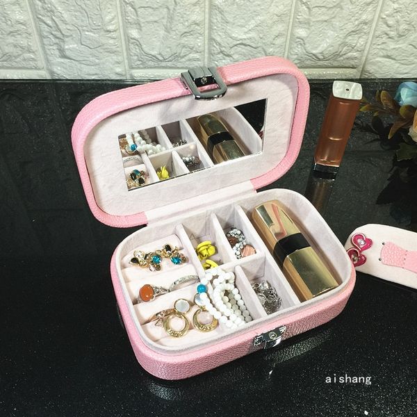 new european style pu leather creative travel portable earring storage jewelry jewelry box earring storage box, White
new european style pu leather creative travel portable earring storage jewelry jewelry box earring storage box, White