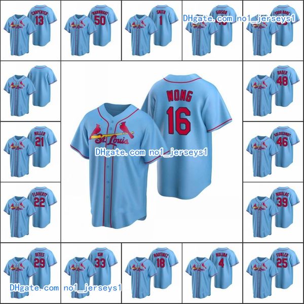 st. louis cardinals #4 yadier molina 13 matt carpenter 1 smith men women youth custom light blue replica alternate jersey, Black
st. louis cardinals #4 yadier molina 13 matt carpenter 1 smith men women youth custom light blue replica alternate jersey, Black