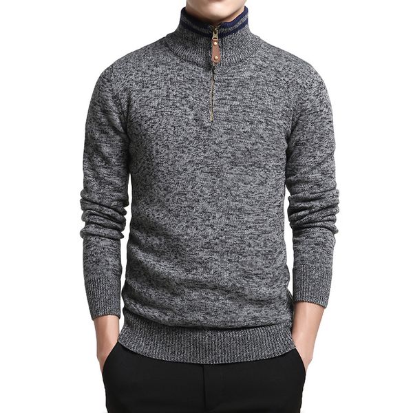 men's sweaters winter mens 2021 autumn warm cotton pullover men knitted turtleneck sweater heavy jumper pull homme with zipper 3xl, White;black
men's sweaters winter mens 2021 autumn warm cotton pullover men knitted turtleneck sweater heavy jumper pull homme with zipper 3xl, White;black