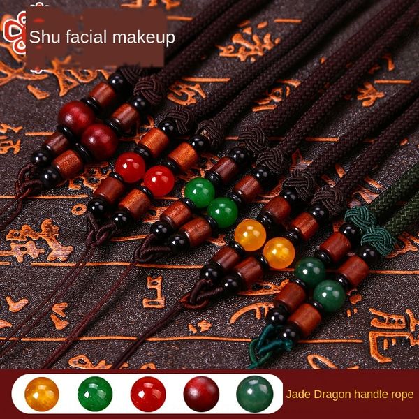 tzmzx beads handlebar literary play rope men's pendant mobile phone and women's high-end hand woven rope jade wares mobile phone p, Silver
tzmzx beads handlebar literary play rope men's pendant mobile phone and women's high-end hand woven rope jade wares mobile phone p, Silver