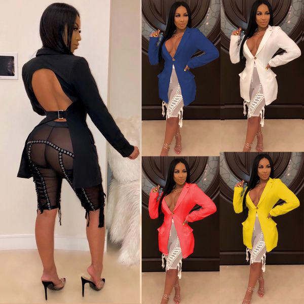 ha3mv r6229solid color long sleeve irregular backless small suit women's r6229solid color long sleeve irregular backless small sui, White;black
ha3mv r6229solid color long sleeve irregular backless small suit women's r6229solid color long sleeve irregular backless small sui, White;black