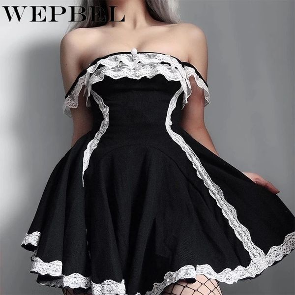 casual dresses wepbel gothic lolita dress women's fashion babydoll sweet lace vintage sleeveless patchwork bandage, Black;gray
casual dresses wepbel gothic lolita dress women's fashion babydoll sweet lace vintage sleeveless patchwork bandage, Black;gray