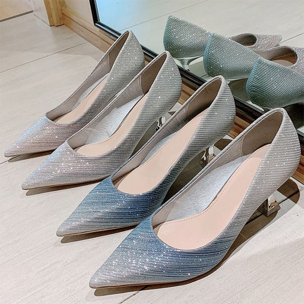 dress shoes spring autumn women pumps bling high heels wedding female glasses heeled gradation silver zapatos mujer n7948, Black
dress shoes spring autumn women pumps bling high heels wedding female glasses heeled gradation silver zapatos mujer n7948, Black