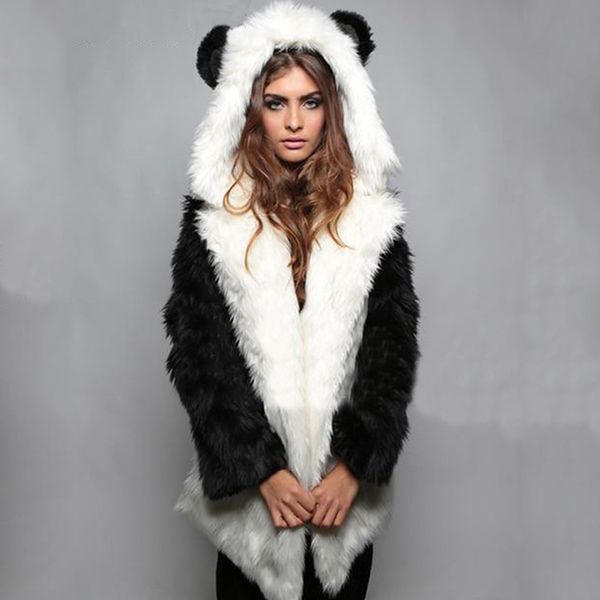 hooded faux fur coat winter thick casual jacket female soft fake furouterwear for ladies 2020 new faux fur coat femme, Black
hooded faux fur coat winter thick casual jacket female soft fake furouterwear for ladies 2020 new faux fur coat femme, Black