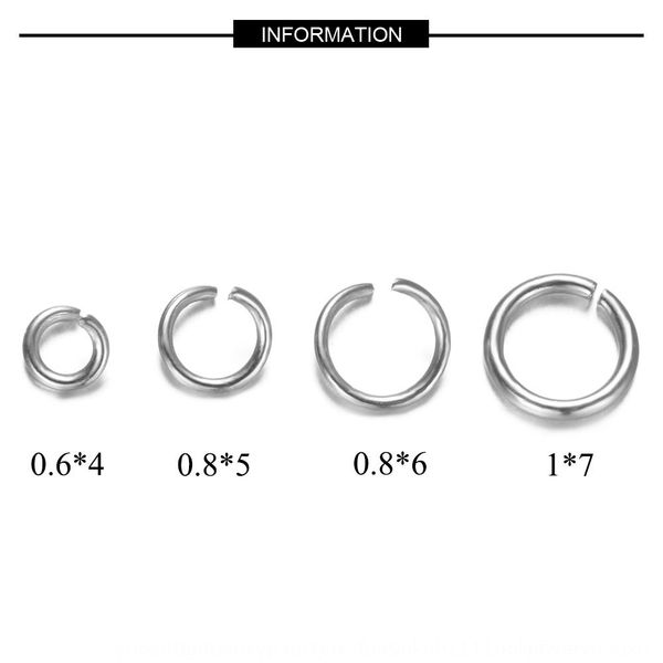 wqomk multi-specification stainless opening single connection multi-specification stainless steel steel opening accessories single ring conn, Silver
wqomk multi-specification stainless opening single connection multi-specification stainless steel steel opening accessories single ring conn, Silver
