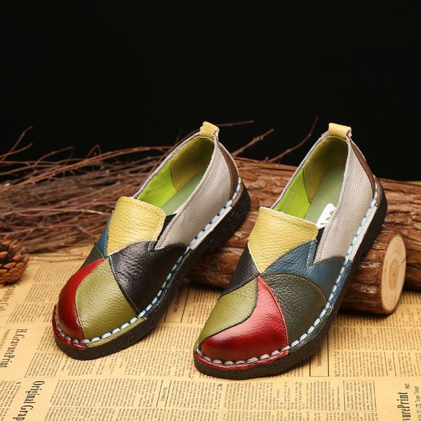 non-slip handmade original shoes color matching 2020 autumn casual flat shoes soft bottom comfortable large size women's, Black
non-slip handmade original shoes color matching 2020 autumn casual flat shoes soft bottom comfortable large size women's, Black