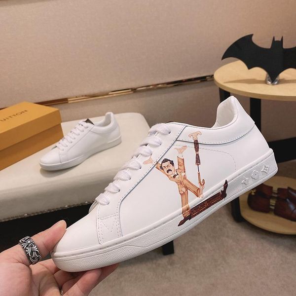 2020y new luxury design leather printed breathable sports shoes fashion wild mens casual shoes mens banquet shoes size: 38-45, Black
2020y new luxury design leather printed breathable sports shoes fashion wild mens casual shoes mens banquet shoes size: 38-45, Black