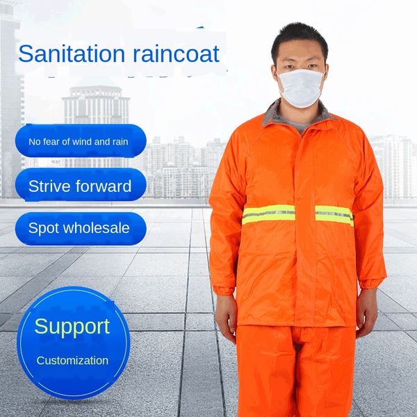 sanitation raincoat suit fluorescent reflective thickened poncho outdoor labor protection cloak cloak windproof split raincoat, Red;brown
sanitation raincoat suit fluorescent reflective thickened poncho outdoor labor protection cloak cloak windproof split raincoat, Red;brown